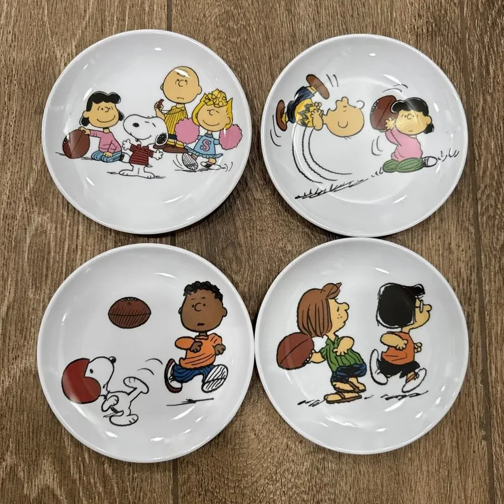 Peanuts Snoopy & Gang Set of 4 Appetizer 6